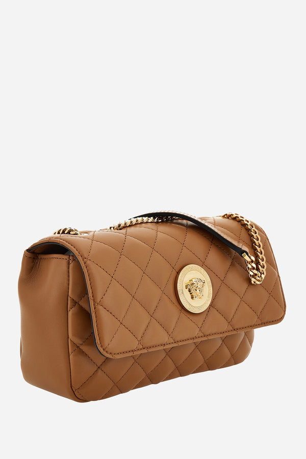 Icon Sm Shoulder Bag In Quilted Lamb Leather