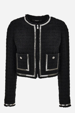 Evening Jacket In Responsible Heritage Textured Tweed Light Weight