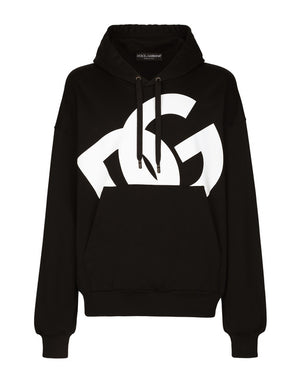 JERSEY HOODIE WITH DG PRINT