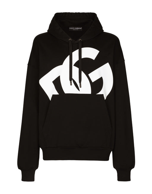 JERSEY HOODIE WITH DG PRINT