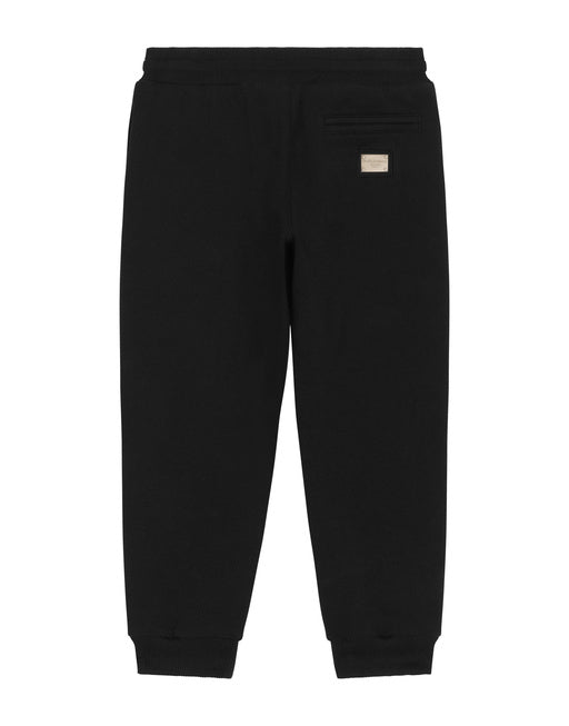 JERSEY JOGGING PANTS WITH PATCHWORK