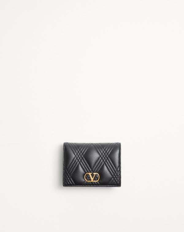 Portafoglio Valentino Garavani Quiltie 67 In Nappa Trapuntata