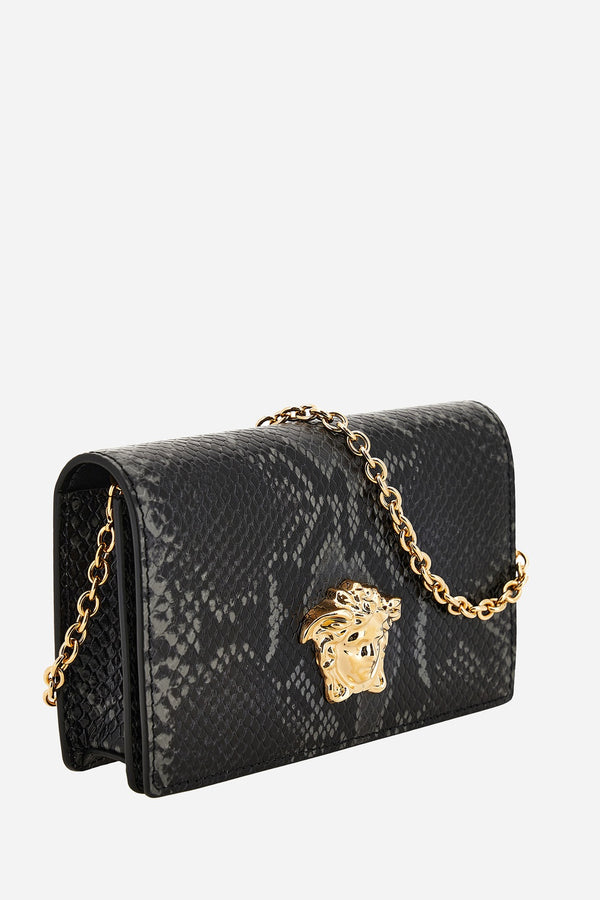 La Medusa Mini Bag In Printed Python Calf Leather