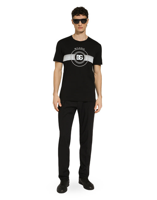 SHORT-SLEEVE COTTON T-SHIRT WITH DG PRINT