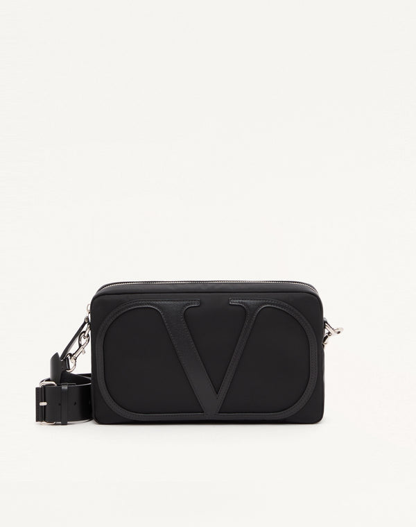 BORSA A TRACOLLA VLOGO SIGNATURE XL IN NYLON CON VLOGO IN PELLE