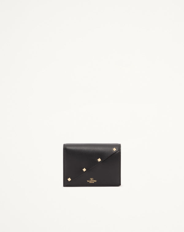 PORTAFOGLIO PICCOLO VALENTINO GARAVANI ROCKSTUD WISPY IN VITELLO