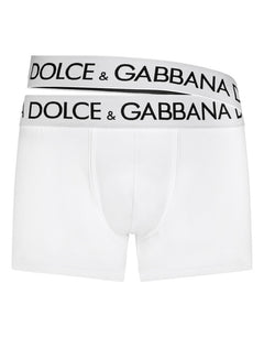 TWO-WAY-STRETCH JERSEY BOXERS WITH DOUBLE WAISTBAND