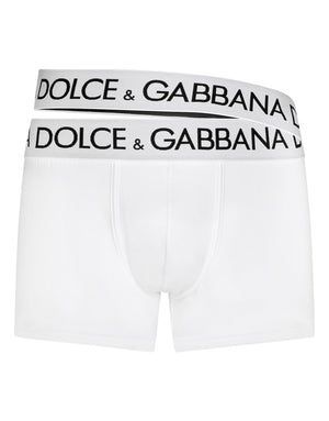 TWO-WAY-STRETCH JERSEY BOXERS WITH DOUBLE WAISTBAND