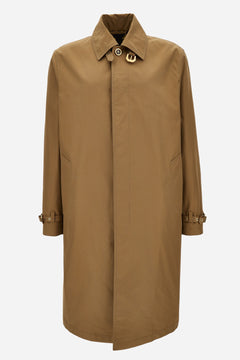 Trench/Parka In Lightweight Gabardine Fabric