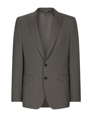SINGLE-BREASTED MARTINI DRESS IN STRETCH WOOL