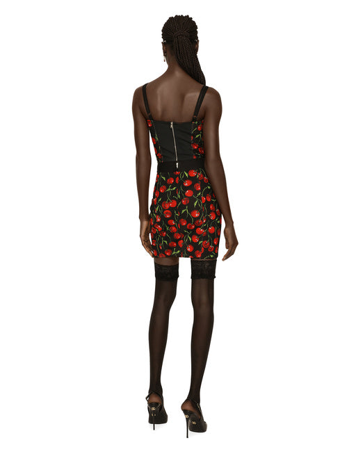 SHORT MARQUISETTE SKIRT WITH BRANDED ELASTIC