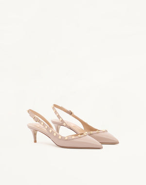 DÉCOLLETÉ SLINGBACK ROCKSTUD IN VITELLO 50MM