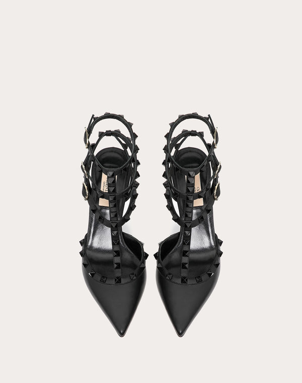 Décolleté Rockstud Con Cinturini E Borchie In Tono 65Mm