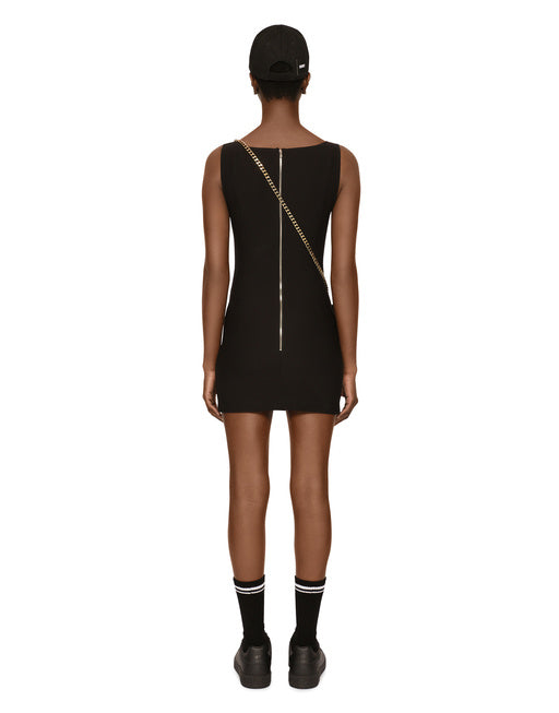 SPANDEX JERSEY MINI DRESS DGVIB3