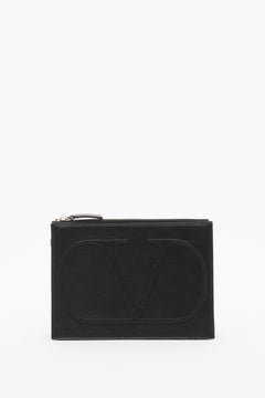 POUCH VLOGO SIGNATURE XL IN VITELLO
