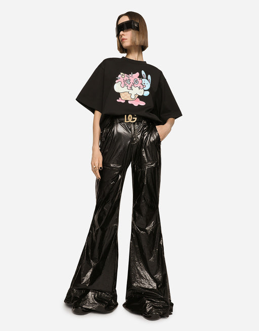 T-SHIRT WITH GIANPIERO D’ALESSANDRO PRINT