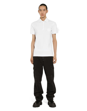 COTTON POLO SHIRT WITH DG LOGO EMBROIDERY