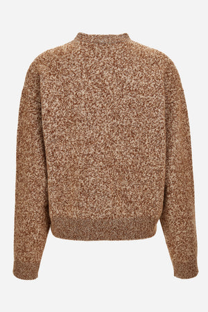 Knit Sweater In Mouline' Wool Cashmere Icons