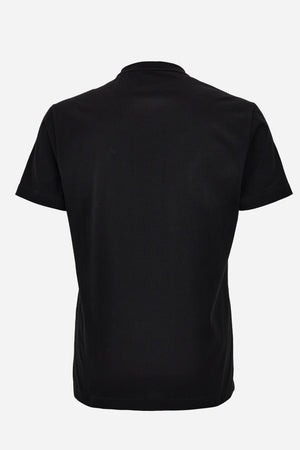 T-Shirt In Compact Cotton Jersey Fabric + Hall Of Statues Medusa Print