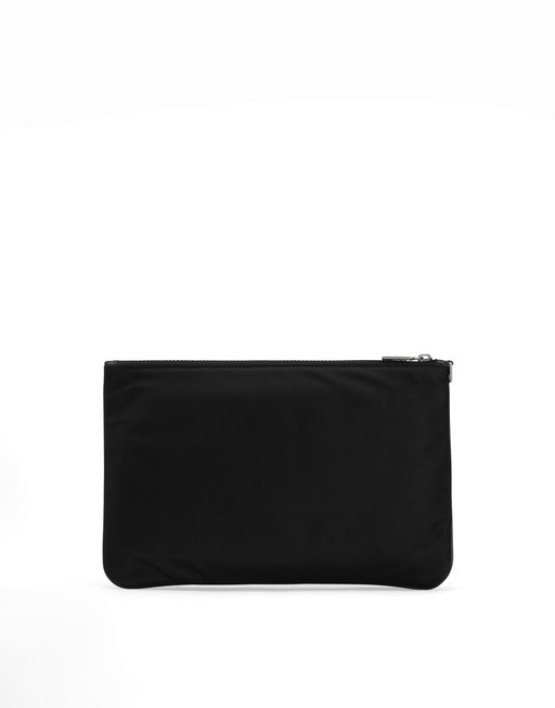 NYLON POUCH WITH RUBBERIZED LOGO