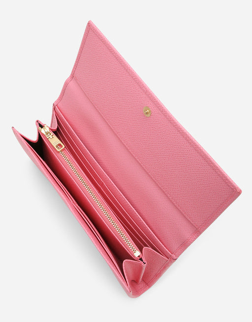 DAUPHINE CALFSKIN WALLET WITH BRANDED TAG