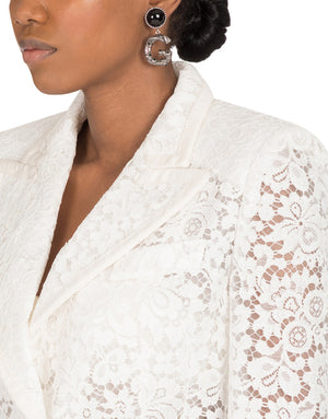 LACE JACKET WITH EDGE DETAILING