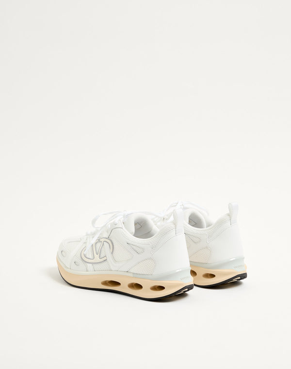 Sneaker Low Top Vlogo Easyjog In Vitello E Tessuto