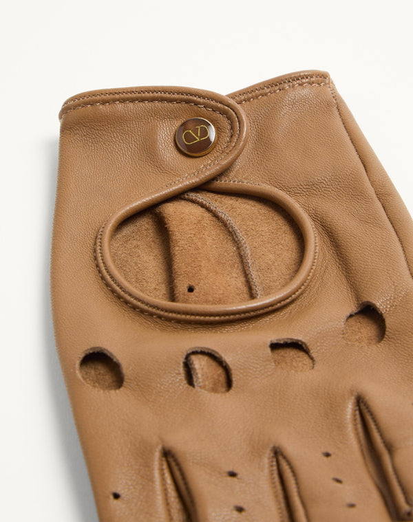 Guanti Fingerless Vlogo Signature In Nappa 
