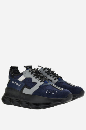 Chain Reaction Low Top In Suede+Jacquard Baroque+Calf Leather