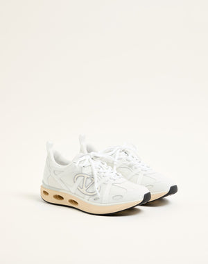 Sneaker Low Top Vlogo Easyjog In Vitello E Tessuto