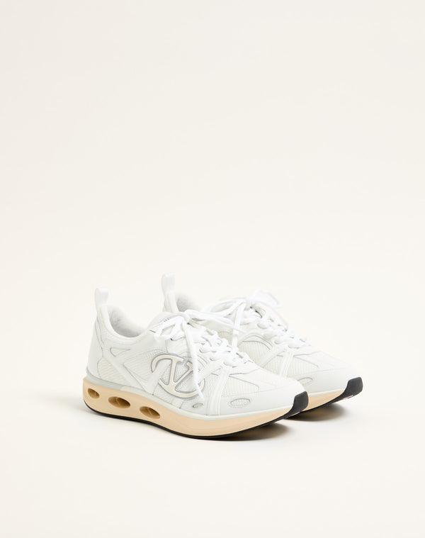 Sneaker Low Top Vlogo Easyjog In Vitello E Tessuto