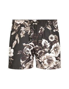 SWIM SHORTS WITH FLORAL PRINT