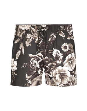 SWIM SHORTS WITH FLORAL PRINT