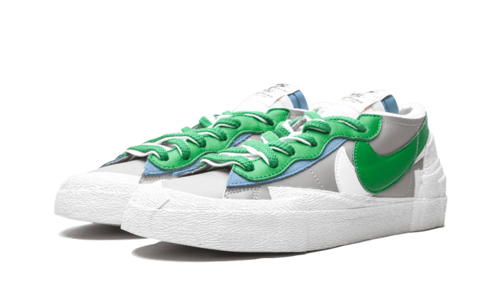 Nike Blazer Low Sacai Medium Grey Classic Green - DD1877-001