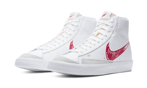 Nike Blazer Mid Sketch Red Swoosh - CW7580-100