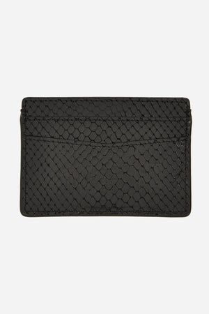 Icon Card Holder In Printed Ayers Calf Leather