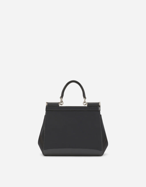 SMALL SICILY HANDBAG IN POLISHED CALFSKIN