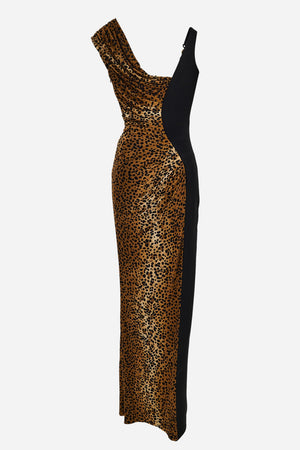Gown In Leopard On Responsible Viscose Liquid Jersey