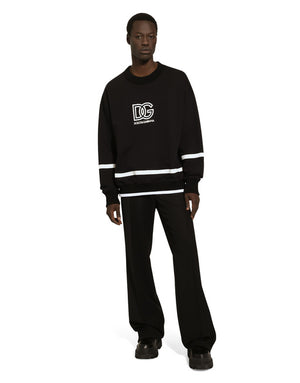 ROUND-NECK SWEATSHIRT WITH DG LOGO