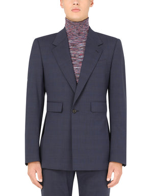 STRETCH GLEN PLAID WOOL SICILIA-FIT SUIT
