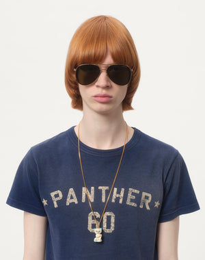 T-Shirt In Cotone Con Stampa E Patch Chez Valentino