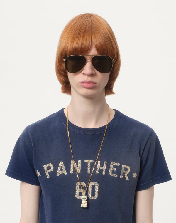 T-Shirt In Cotone Con Stampa E Patch Chez Valentino