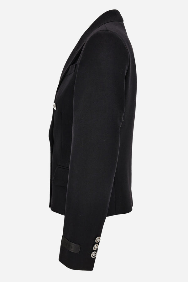 Informal Jacket In Responsible Stretch Wool Grain De Poudre