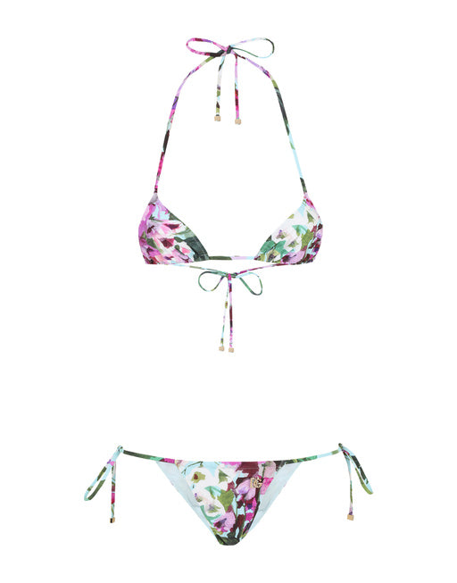 BLUEBELL-PRINT TRIANGLE BIKINI