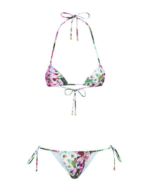 BLUEBELL-PRINT TRIANGLE BIKINI