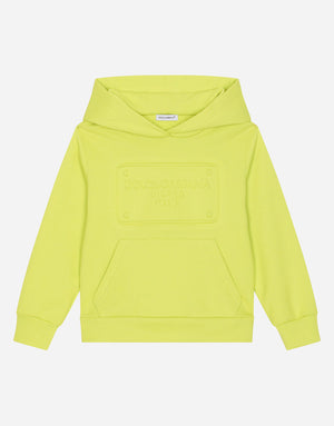 HOODIE WITH EMBOSSED LOGO