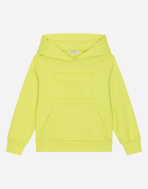 HOODIE WITH EMBOSSED LOGO