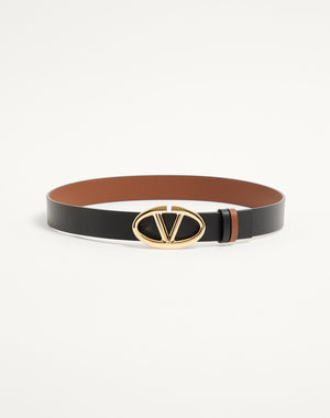 Cintura Reversibile Vlogo The Bold Edition In Vitello 30 Mm