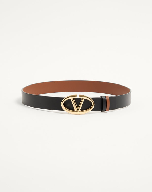 Cintura Reversibile Vlogo The Bold Edition In Vitello 30 Mm