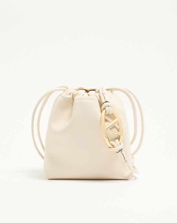 Mini Borsa A Sacchetto Vlogo Pouf In Nappa